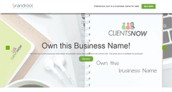 Desktop Screenshot of clientsnow.com